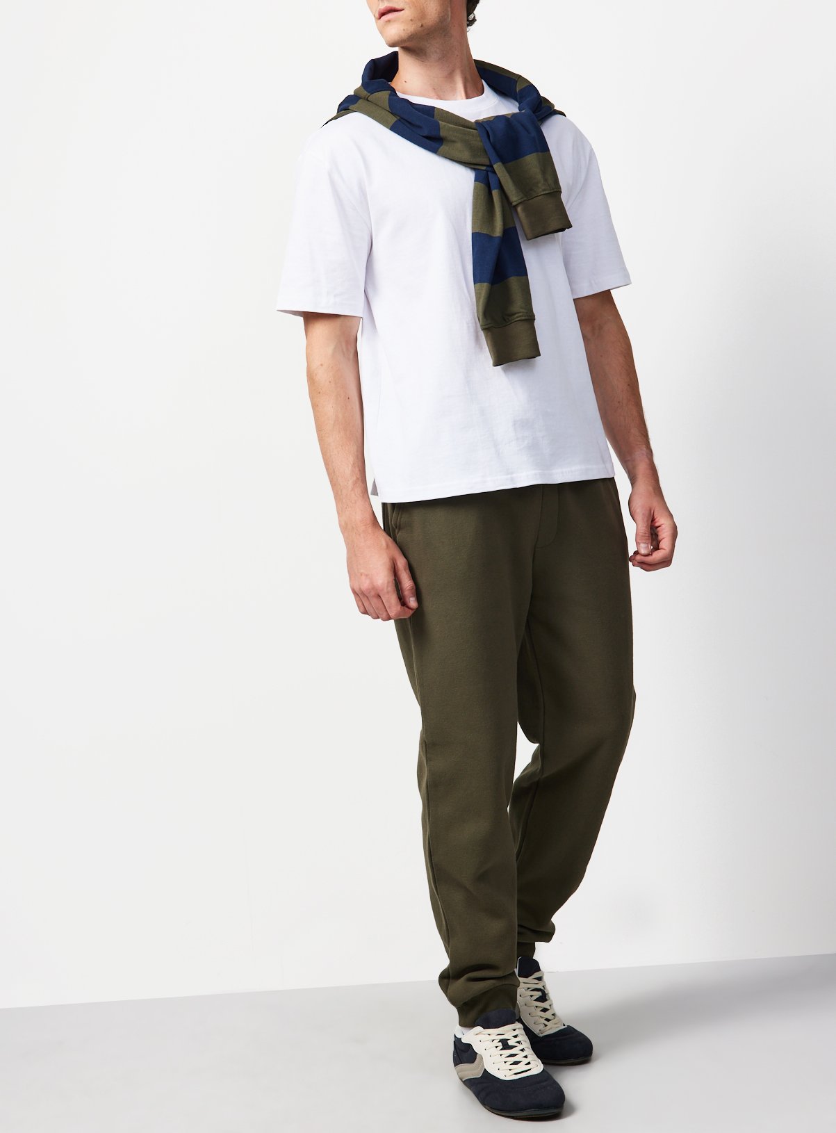 Stone & Khaki Regular Jersey Joggers 2 Pack S - Image 2 thumbnail